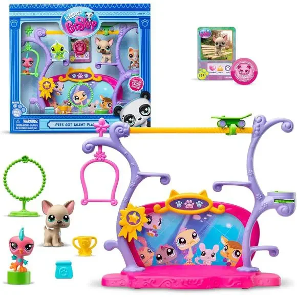 Littlest Pet Shop Pets Got Talent Play Set – Gen 7, Pets #66 & #67