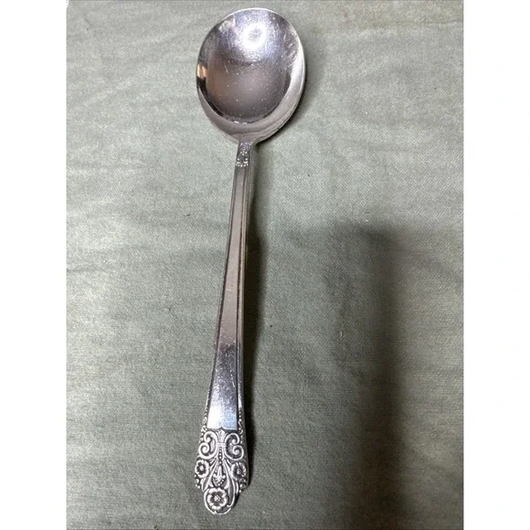 Wm Rogers Silverplate 1954 PRECIOUS  Small Casserole Spoon Original