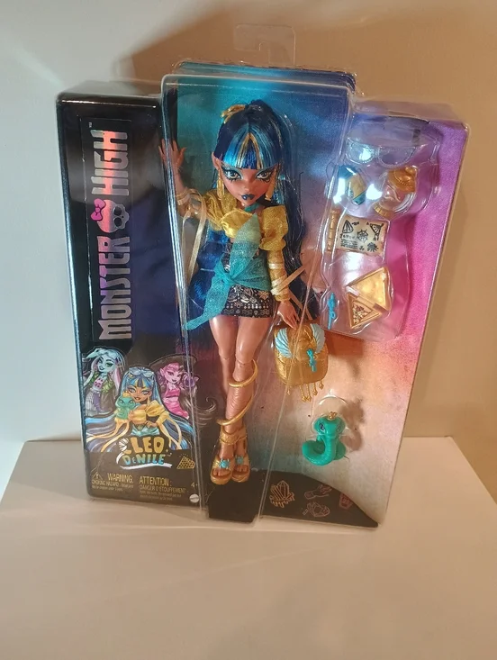 Monster High Cleo de Nile Doll - Teal, Gold & Black Fashion
