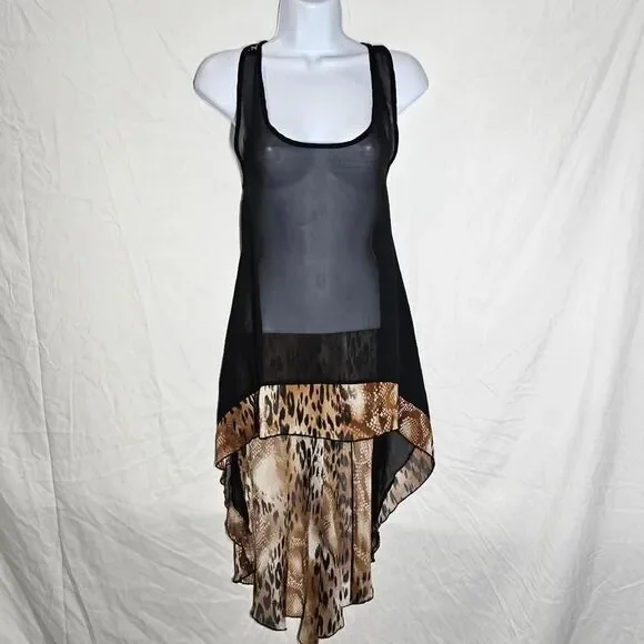 2014 2010s tumblr style animal print high low top
