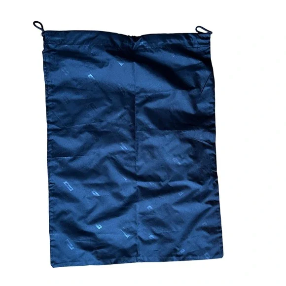Away Drawstring Dust Bag Black Logo Print Travel Storage Nylon‎ 22x16 Drawstring