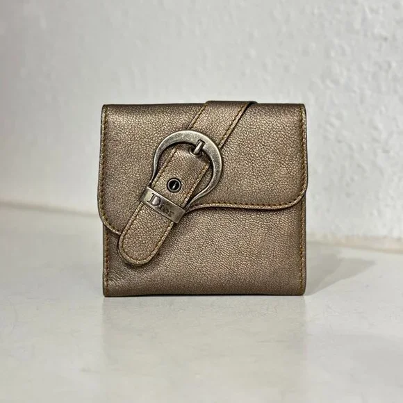 Dior Brown leather Small Wallet