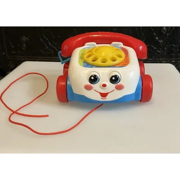 Fisher Price Mattel Pull Along Chatter Telephone Yr.2000