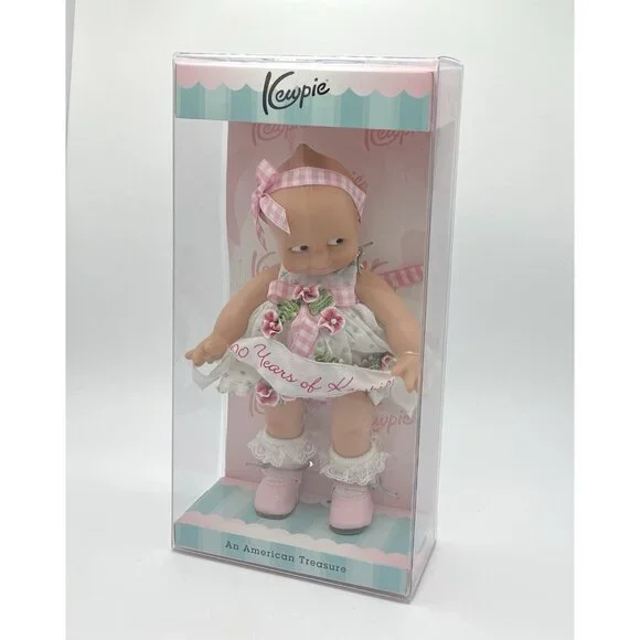 Vintage 2009 Kewpie Doll Celebrating 100 Years Anniversary RARE Pink NIB 8”