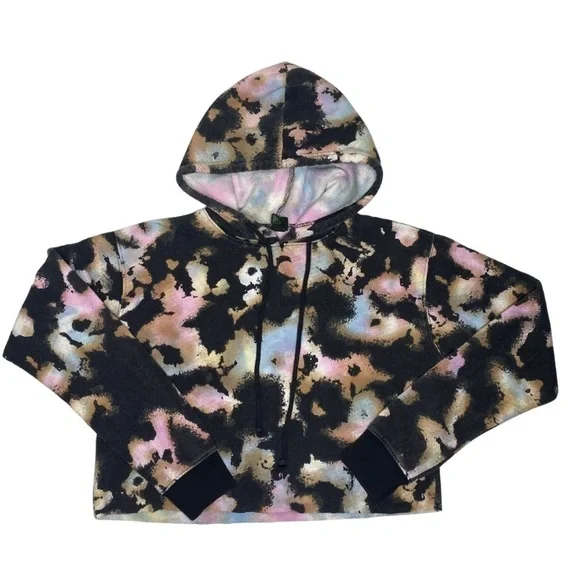 Wild Fable Oversized Tie Die Cropped Cozy Hoodie Sz XS