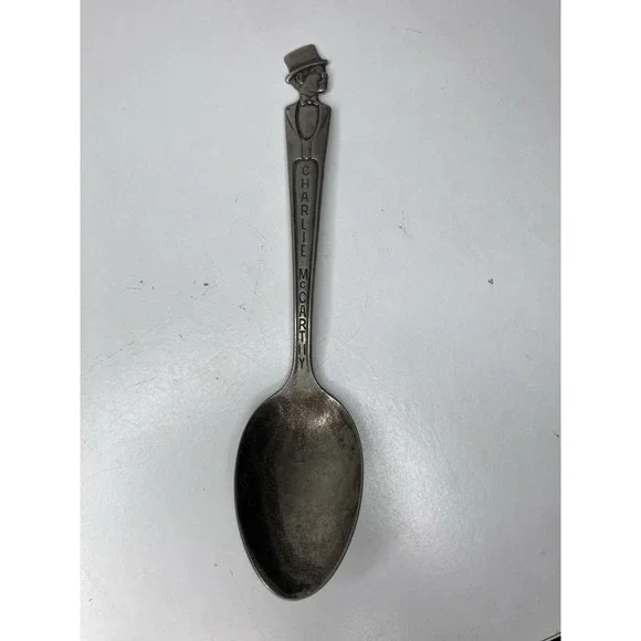 Vintage‎ 1940's Charlie McCarthy Flatware Top Hat Spoon Only Ventriloquism