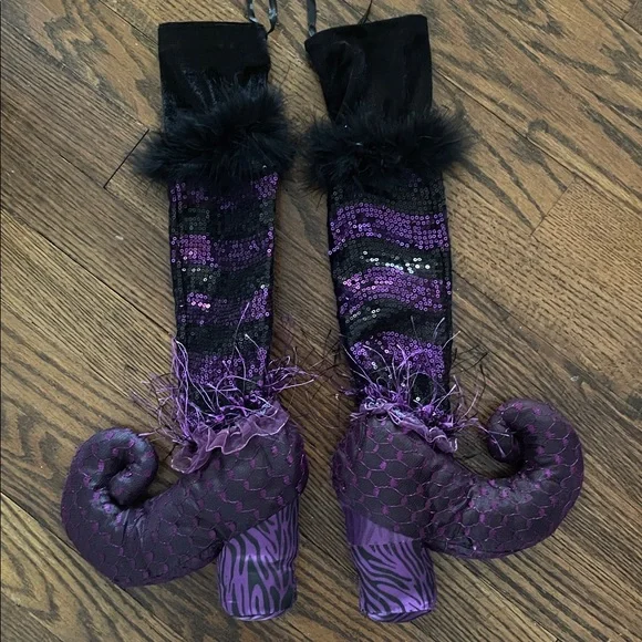 Pier 1 Witches Sequin Chair Stockings