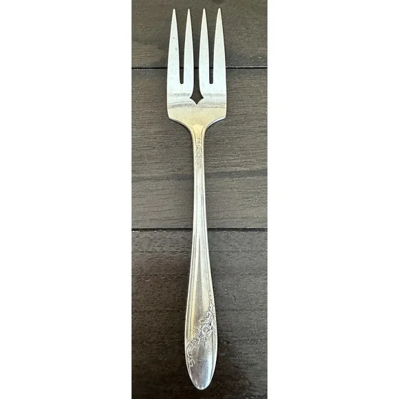 Vintage Tudor Plate Oneida Community Queen Bess II Serving Fork