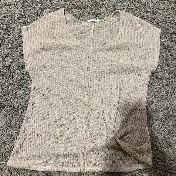 sweater material tee