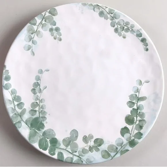 PIER 1 Hushed Harvest eucalyptus plate