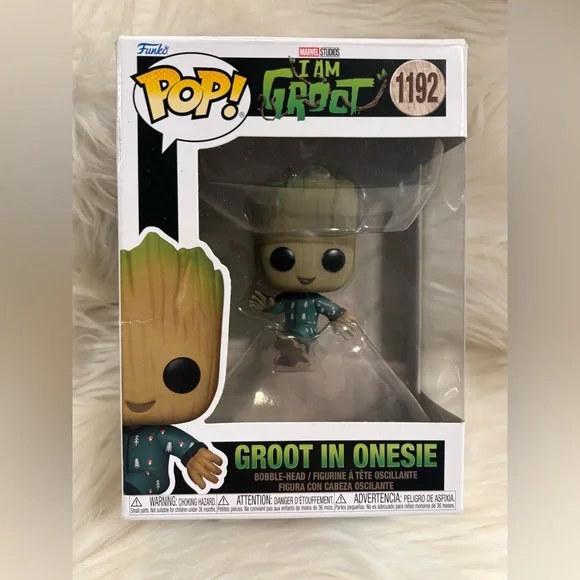 Funko Pop! Marvel: I Am Groot - Groot in Onesie (Dancing) Vinyl Bobblehead #1192