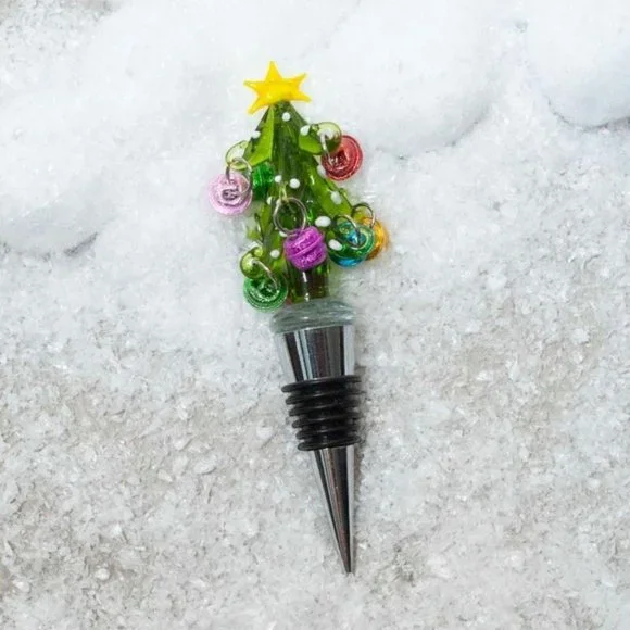 NWT Pier 1 Tree with Bells Bottle Stopper
