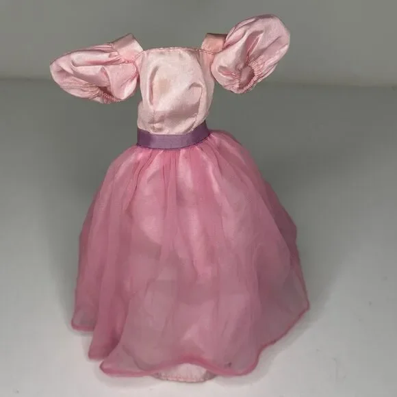 Vintage 1984 Barbie Wedding Party Bridesmaid Dress #7967 Pink Gown