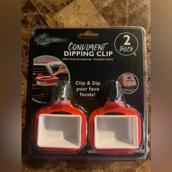 Condiment Dipping Cups For Car Air Vent