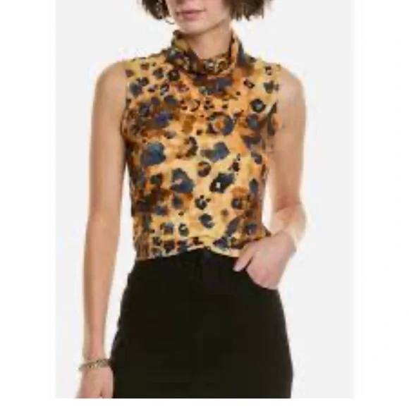 L'AGENCE Multicolor Sleeveless Top