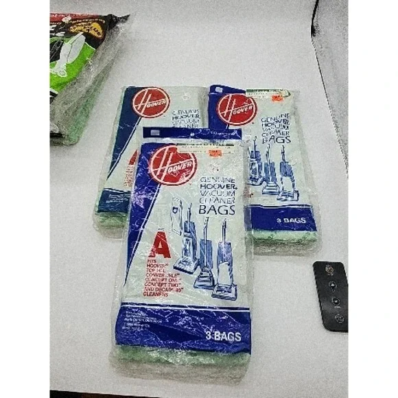 NEW HOOVER Type A Bag Lot Of 3 - 3 Pack, 4010001A 9 Bags‎ Total New