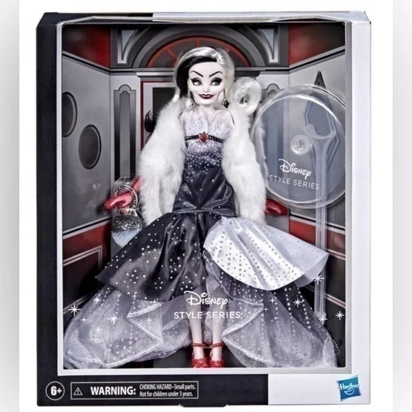 Disney Villains Style Series Cruella De Vil, Contemporary Style Fashion Doll
