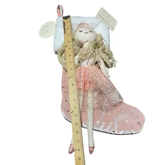 Cynthia Rowley Kids Stocking & Plush Doll Toy Set