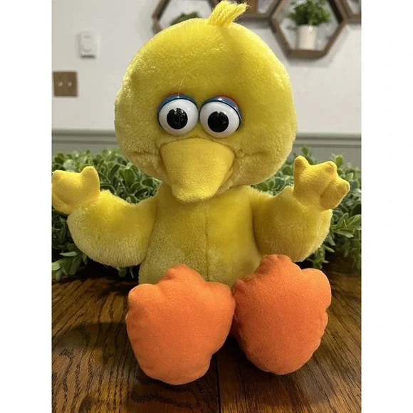 Vintage Tyco Sesame Street Tickle Me Pals Big Bird Talking Plush 1996