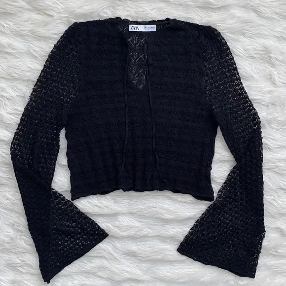 Zara | Sheer Knit Long Sleeve