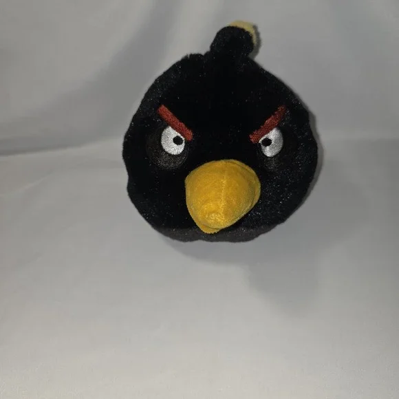 Angry Birds Black Bomb Plush Stuffed Animal 5