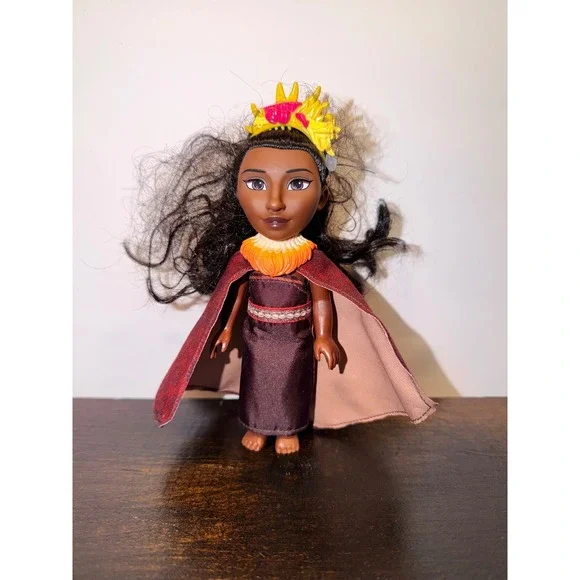 Disney‎ Matangi Moana 2 Doll 6 Inch Ceremonial Chieftain Outfit Red Cape