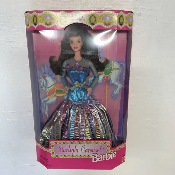 VTG 1997 Barbie Starlight Carousel Special Edition NRFB Mattel