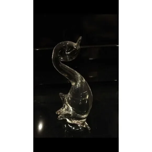 Crystal‎ duck/goose Figurine