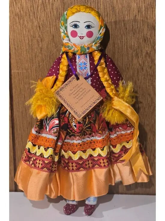 Handmade Russian Folk Doll Tatiana Museum Collection 11