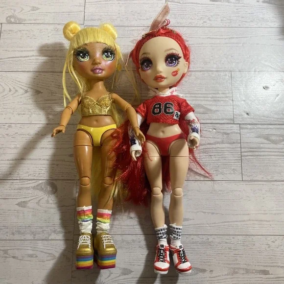 Rainbow High Doll Lot‎ Of 2 Ruby Anderson Sunny Madison