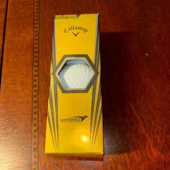 Lot of 2 Callaway Warbird - Pack‎ of 3 Golf Balls New In Box