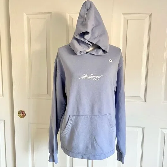 Madhappy Unisex Classic Cotton Hoodie in Lilac / Lavender Small NEW