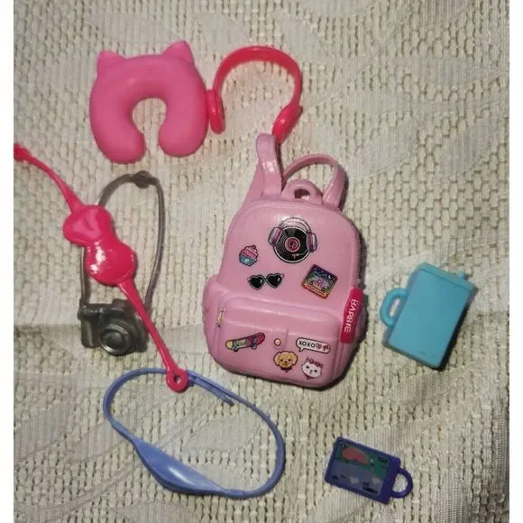 Barbie airport accessories