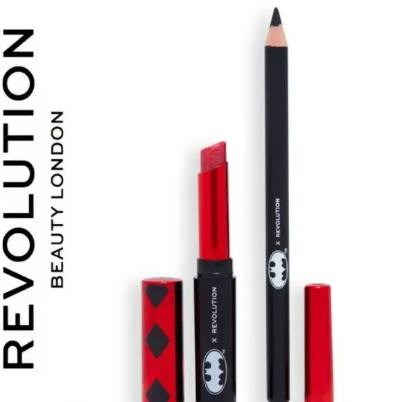 Revolution‎ Beauty X DC Comics Dangerous Red Harley Quinn Lip Kit
