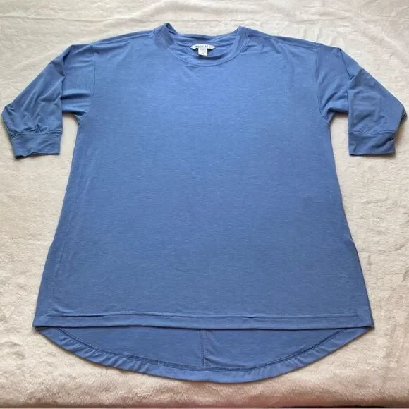 Athleta Blue Tranquility Top Size Small