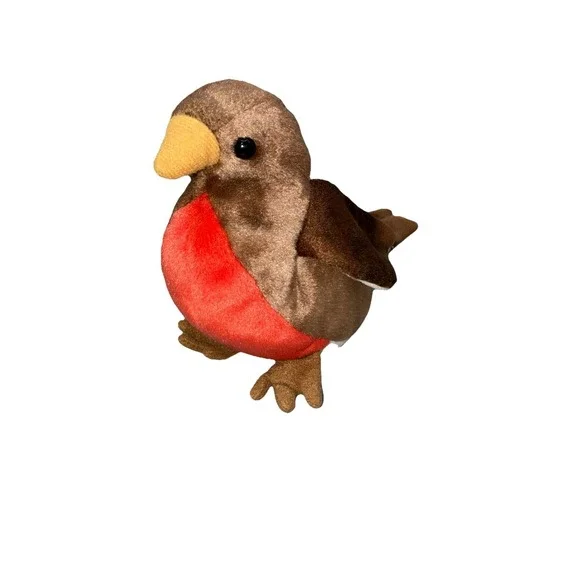 Ty Beanie Baby Early the Robin Bird plush 1997 T21