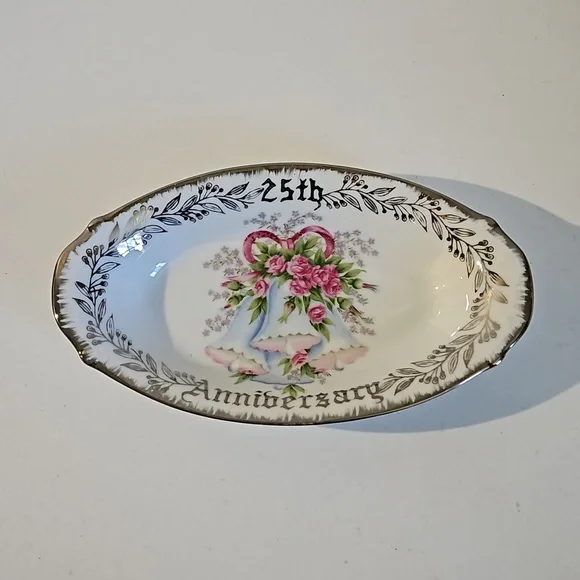 Norcrest china 25th anniversary bowl
