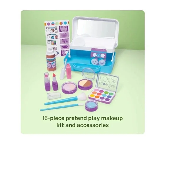 Melissa & Doug LOVE YOUR LOOK - Makeup Kit Play Set S023 Mess Free Kit NIB NWT‎
