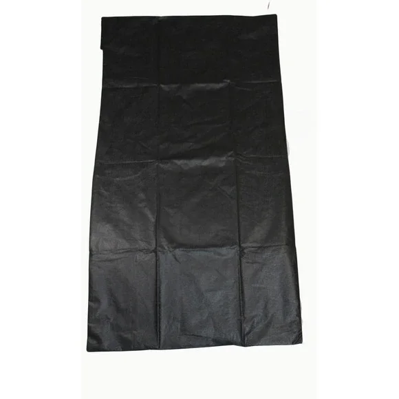 Black Non-Woven Fabric Storage Bag 52 in x 27 in w/ Velcro Closure