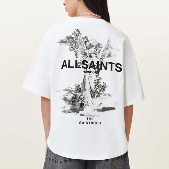 Allsaints GUARDIAN AMELIE OVERSIZED T-SHIRT