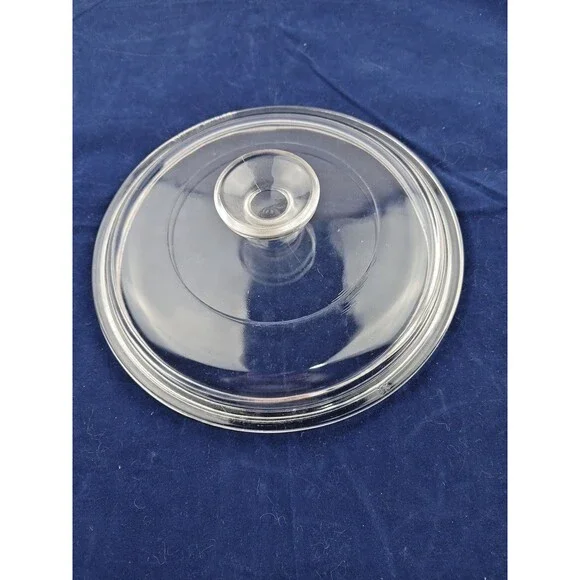 CorningWare Corning NY USA 7”  Clear Glass Round Replacement Lid
