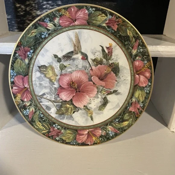Royal Doulton Franklin Mint The Imperial Hummingbird Plate‎ T. Politowicz