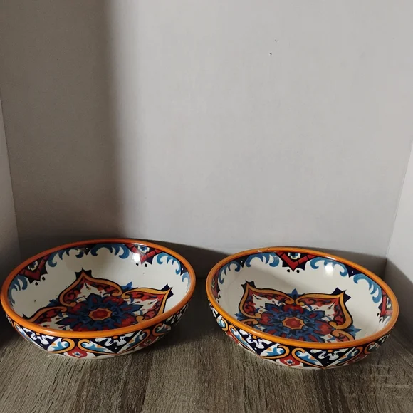 Pier 1 Imports Karina Tiles Ceramic Bowl Set