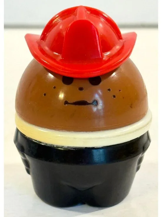Vintage Little Tikes Toddle Tots Chunky Firefighter African American Fisher Pric