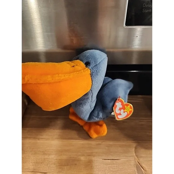 RARE Scoop the Pelican Beanie Baby‎ Retired TY 1996