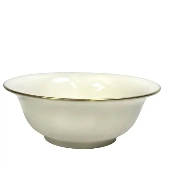 Lenox Porcelain Early 20th Century c. 1900-1930 Ivory Gold Rim 5 1/8