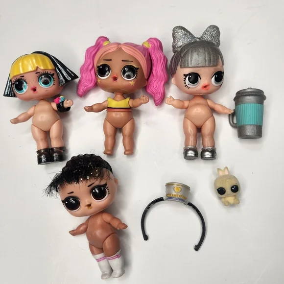 LOL Surprise Dolls Bae Wheels, Queen Selfie,  Hair Vibes, Lights Glitter, Mini