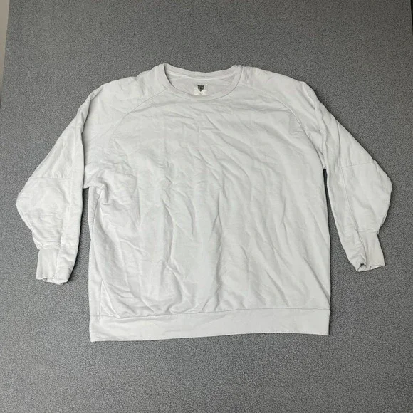 LITA by Ciara Loving Premium French Terry Sweatshirt‎ Sz XXL In Quiet Gray