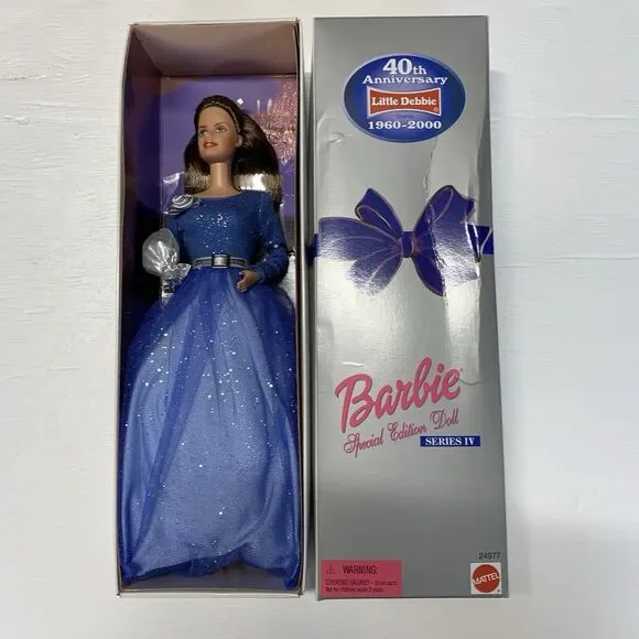 New VTG 1999 Mattel 40th Anniversary Little Debbie 1960-2000 Barbie