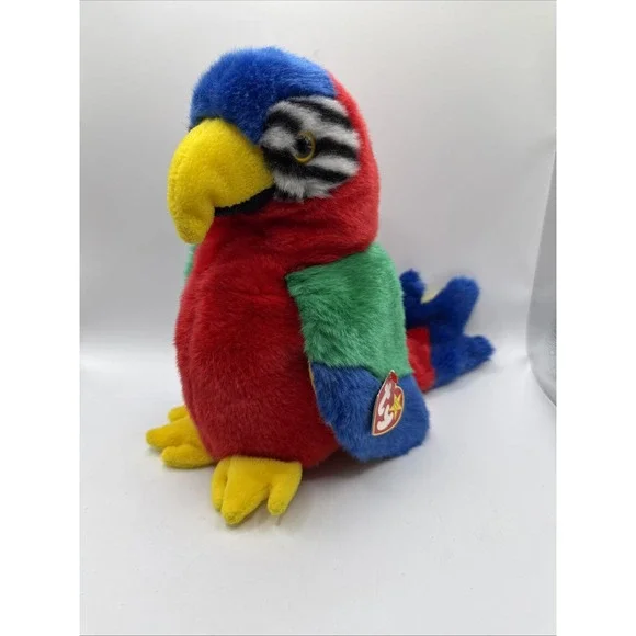 Ty Beanie Buddies Parrot Jabber Tropical 9